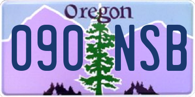 OR license plate 090NSB