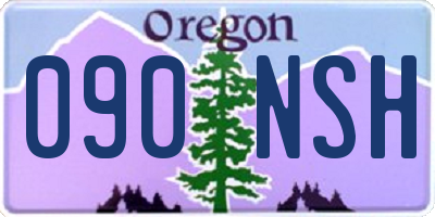 OR license plate 090NSH