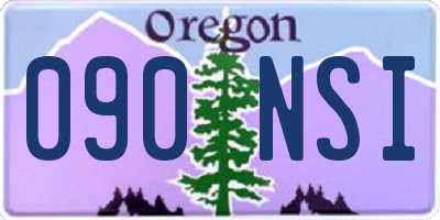 OR license plate 090NSI