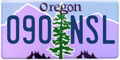 OR license plate 090NSL