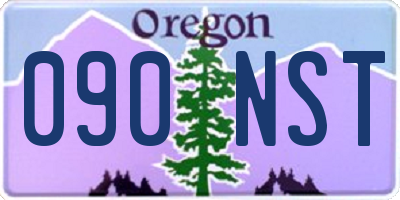 OR license plate 090NST