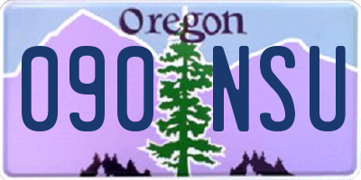 OR license plate 090NSU