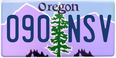 OR license plate 090NSV