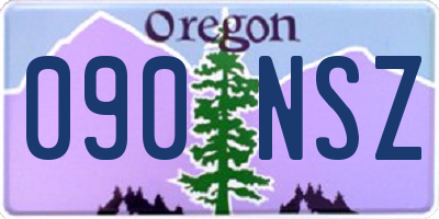 OR license plate 090NSZ