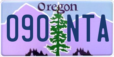 OR license plate 090NTA