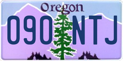OR license plate 090NTJ