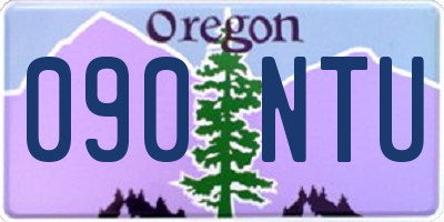 OR license plate 090NTU