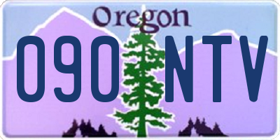 OR license plate 090NTV