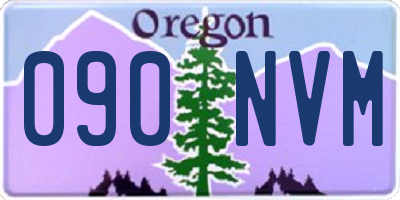 OR license plate 090NVM
