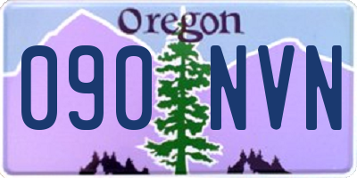 OR license plate 090NVN