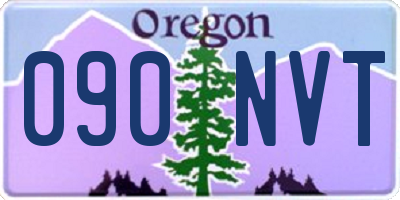 OR license plate 090NVT