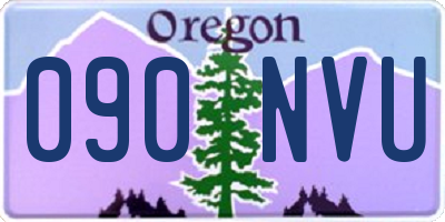 OR license plate 090NVU