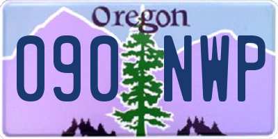 OR license plate 090NWP
