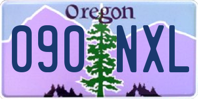 OR license plate 090NXL