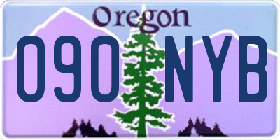 OR license plate 090NYB