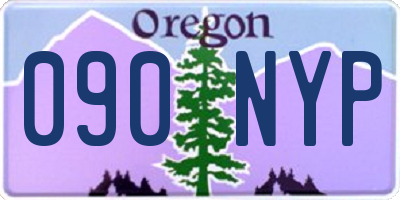 OR license plate 090NYP