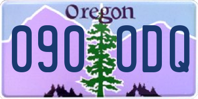 OR license plate 090ODQ
