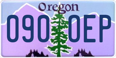 OR license plate 090OEP