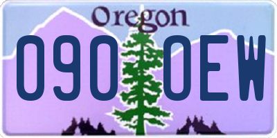 OR license plate 090OEW