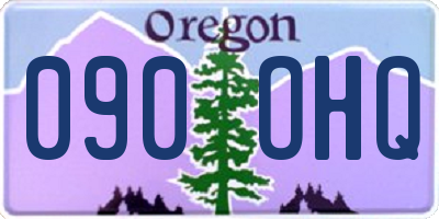 OR license plate 090OHQ