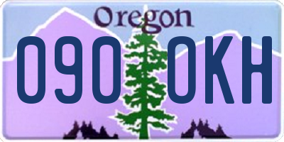 OR license plate 090OKH