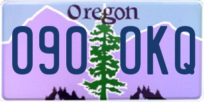 OR license plate 090OKQ