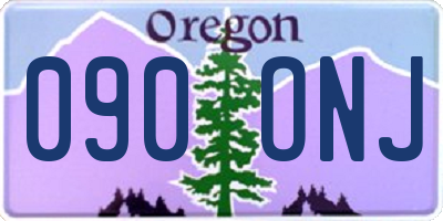 OR license plate 090ONJ