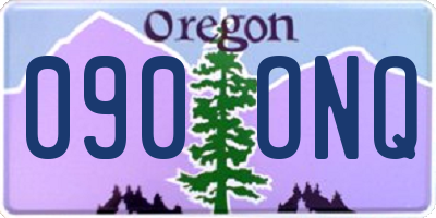 OR license plate 090ONQ