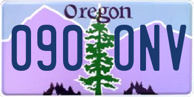 OR license plate 090ONV