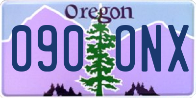 OR license plate 090ONX
