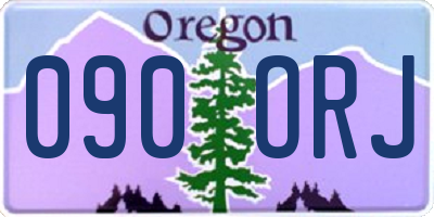 OR license plate 090ORJ