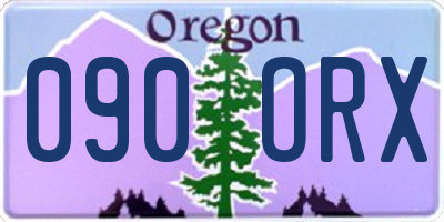 OR license plate 090ORX