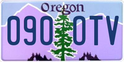 OR license plate 090OTV