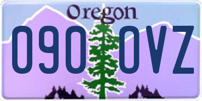 OR license plate 090OVZ