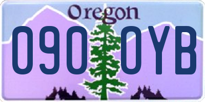 OR license plate 090OYB