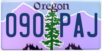OR license plate 090PAJ