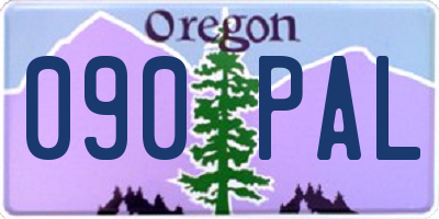 OR license plate 090PAL