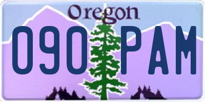 OR license plate 090PAM