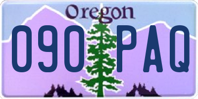 OR license plate 090PAQ