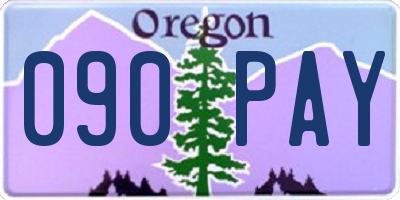 OR license plate 090PAY