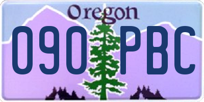 OR license plate 090PBC