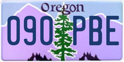 OR license plate 090PBE