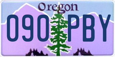 OR license plate 090PBY