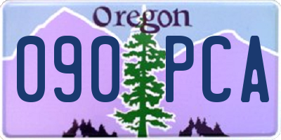 OR license plate 090PCA