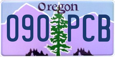 OR license plate 090PCB