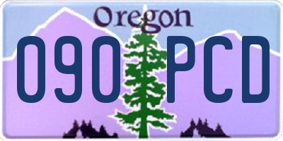 OR license plate 090PCD