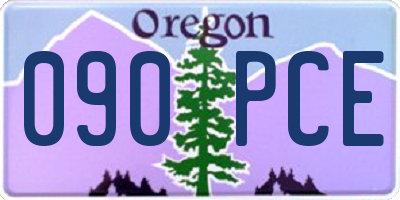 OR license plate 090PCE