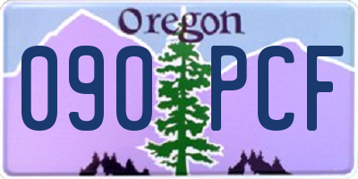 OR license plate 090PCF