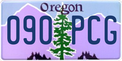 OR license plate 090PCG