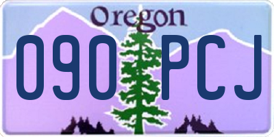 OR license plate 090PCJ